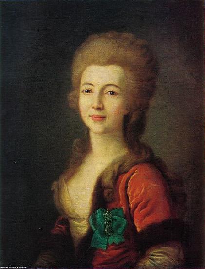 unknow artist Portrait of Catherine Vorontsova Germany oil painting art